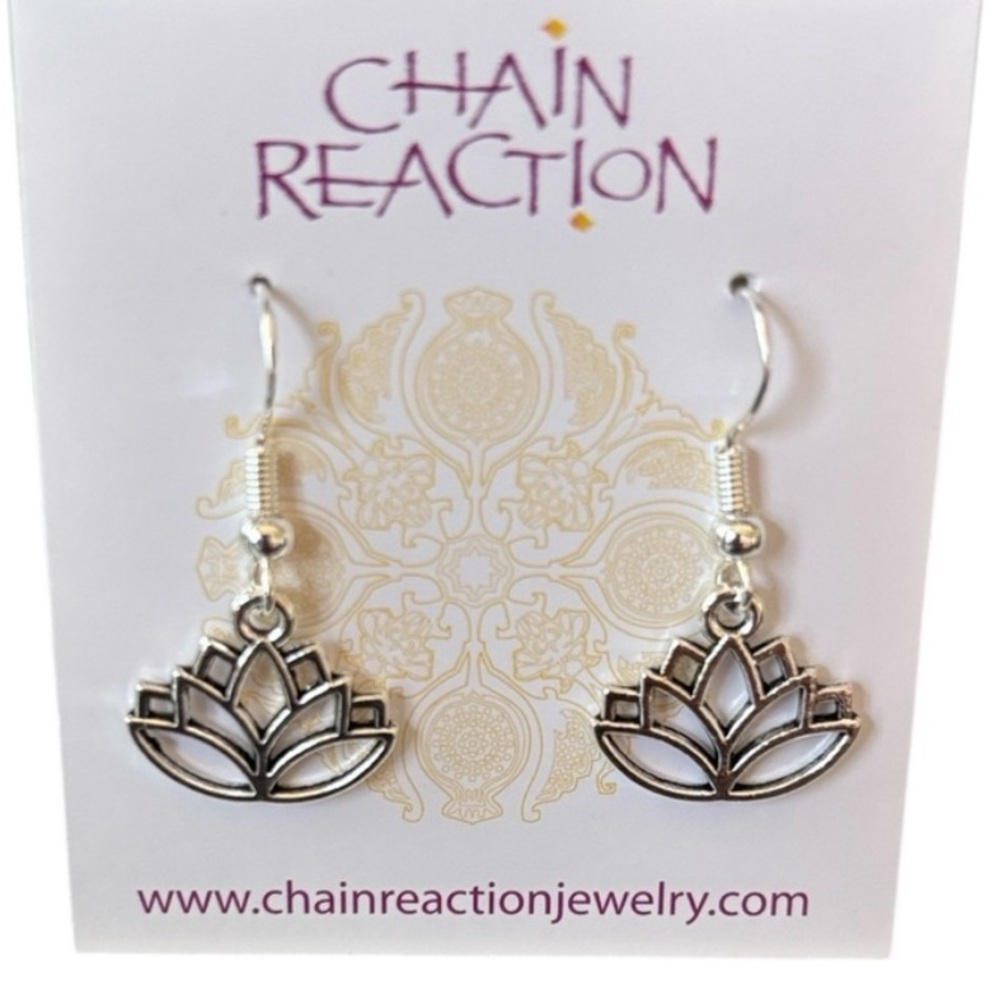 Lotus Earrings NWT‎